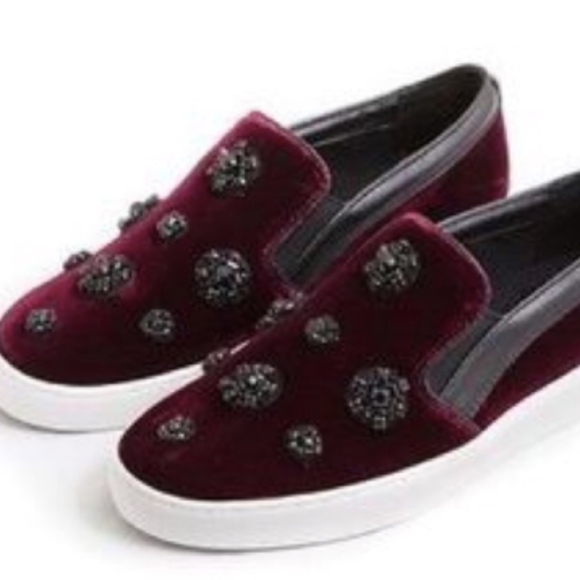 Michael Kors Shoes - Michael Kors Slip On's, MaroonBlack, 10